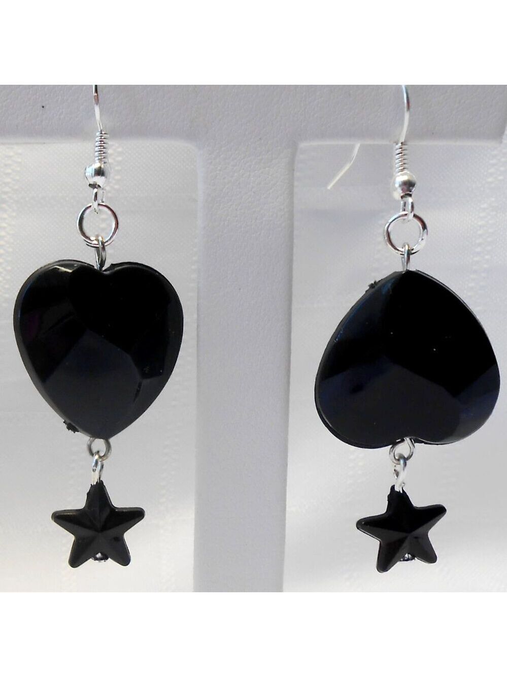 No233 Handmade earrings with acrylic beads
